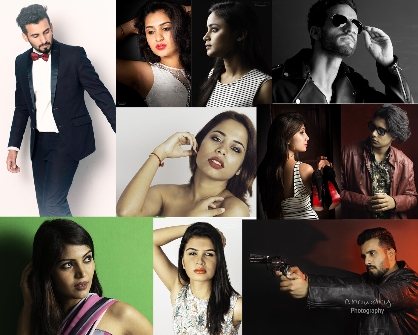 Chowdry Photography portfolio collage